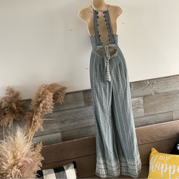 Sage Brand boho wide-leg jumpsuit size small - Picture 4 of 7